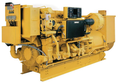 Caterpillar 3508 Generator set   Power | 1500 HP   RPM | 1900 rpm  Configuration | V8, 4 takt Diesel   Suction | Turbocharged, Aftercooled