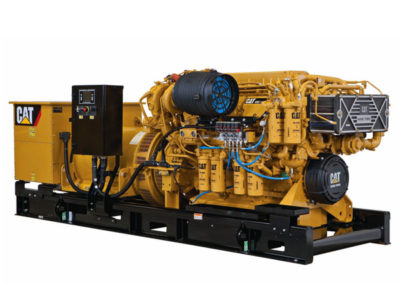 Caterpillar C32 Generatorset Vermogen | 940 kW (1175 kVA) Toerental | 1500 tpm (50 Hz) of 1800 tpm (60 Hz) Configuratie | V12, 4 takt Diesel Aanzuiging | Twin Turbocharged, Aftercooled