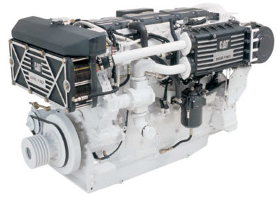 Caterpillar C18 Vermogen | 1016 – 1152 pk Toerental | 2300 rpm Configuratie | 6 in-lijn , 4-takt Diesel Aanzuiging | Twin Turbocharged, aftercooled