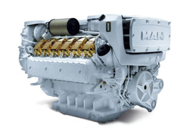 MAN V12 D2862   Power | 1400 – 2000 Hp    RPM | 2300 rpm  Range | Light duty